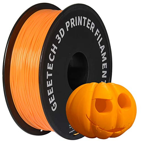 GEEETECH PLA 3D Printer Filament  1kg Spool  2.2lbs   1.75mm Dimensional Accuracy Plus - 0.03mm  Orange