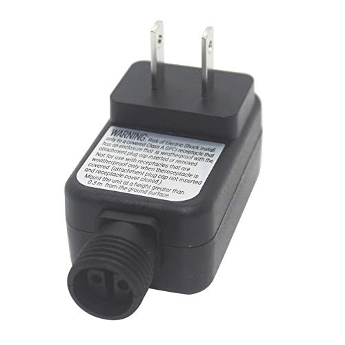 12V LED Transformer 2PCS LED Controller Class 2 Power Supply  IP44 Waterproof Low Voltage Transformer US Plug For Christmas Light  String Light Indoor Outdoor Use  2