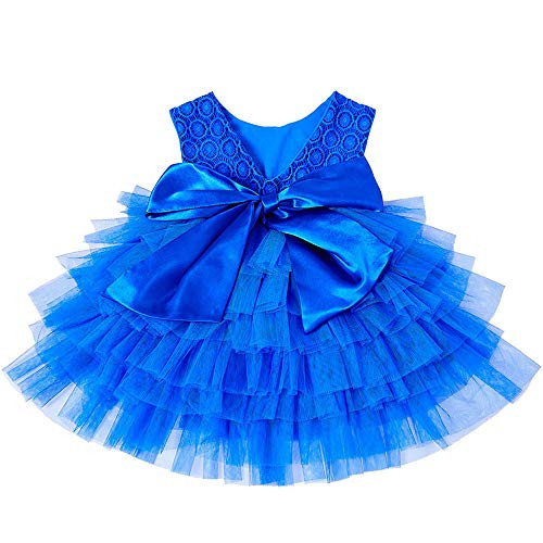 Cilucu Baby Girls Dress Toddler Kids Party Dress Tutu Pageant Lace Dresses Gown for Flower Girl Baby Birthday Royal Blue 12Months-2T Cilucu Baby Girls Dress Toddler Kids Party Dress Tutu Pageant Lace Dresses Gown for Flower Girl Baby Birthday Royal Blue 12Months-2T
