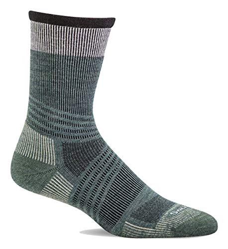Sockwell Men's Summit Crew II Firm Graduated Compression Sock  Woodland - M L