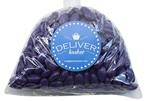 Deliver Kosher Bulk Candy - Purple Jordan Almonds - 1lb Bag Deliver Kosher Bulk Candy - Purple Jordan Almonds - 1lb Bag