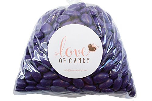Love of Candy Bulk Candy - Purple Jordan Almonds - 1lb Bag Love of Candy Bulk Candy - Purple Jordan Almonds - 1lb Bag