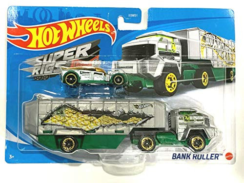 DieCast Hotwheels Super Rigs Bank Roller  Green