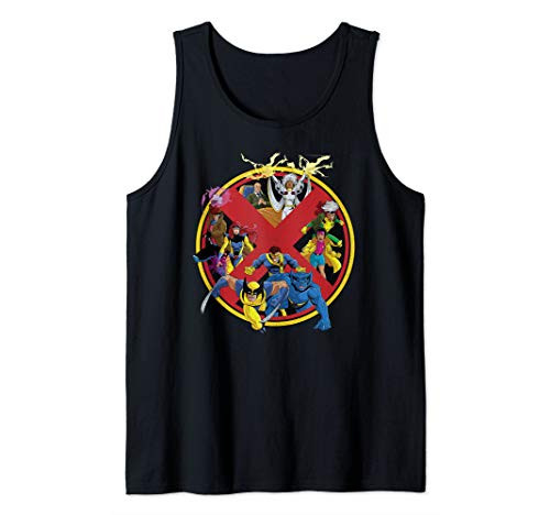 Marvel X-Men Animated Series Logo Retro 90s Tank Top