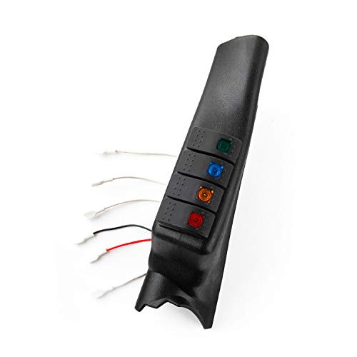 GCD OFFROAD Daystar Lower Rocker Switch Panel For Jeep JK 1997-2010 – Add 1-4 Rockers, Installed