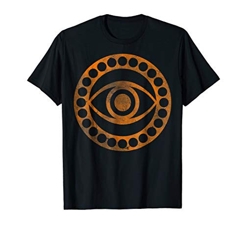 Marvel Doctor Strange Logo Orange Tonal Cut-Out T-Shirt