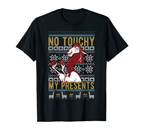 Disney Emperor's New Groove Kuzco No Touchy Ugly Christmas T-Shirt Disney Emperor's New Groove Kuzco No Touchy Ugly Christmas T-Shirt
