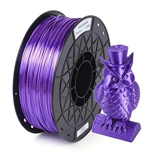 ENOMAKER Silk PLA Purple 3D Printer Filament 1.75MM 1kg 2.2LBS  Spool Improved by New Formula for Creality CR-10 V2 Ender 3 5 6 pro plus