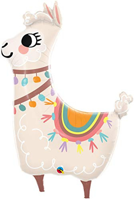 45" Llama Lovable Shape Foil Balloon 45" Llama Lovable Shape Foil Balloon