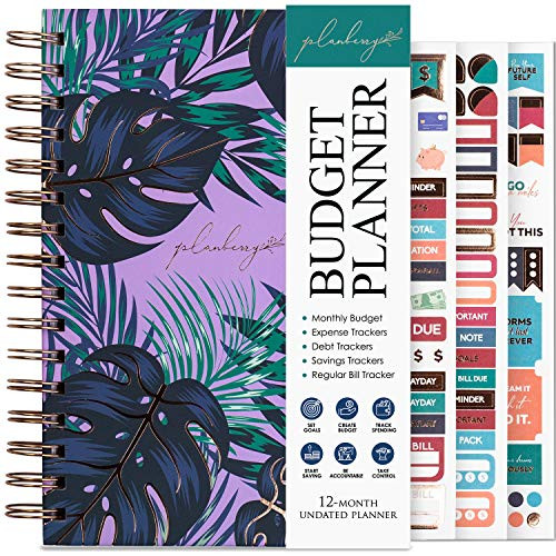 PLANBERRY Budget Planner Undated Monthly Finance Organizer Financial Planner for Money Budgeting with Expense and Bill Tracker - 6.3x8.5? Hardcover Wild Purple PLANBERRY Budget Planner Undated Monthly Finance Organizer Financial Planner for Money Budgeting with Expense and Bill Tracker - 6.3x8.5? Hardcover Wild Purple