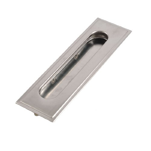 Uxcell Stainless Steel Rectangular Window Gate Flush Pull Handle, 5.5-Inch