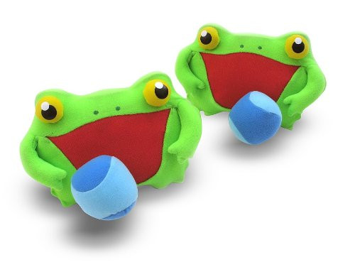 Melissa & Doug Sunny Patch Froggy Toss and Grip Catching Game With 2 Balls
