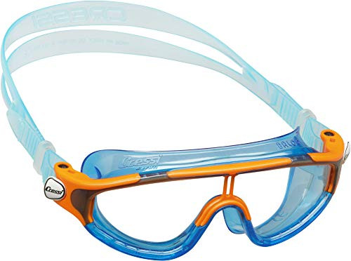 Cressi BALOO  Junior Swim Googles for Kids  Ages 2  3  4  5  6  7  Blue Orange