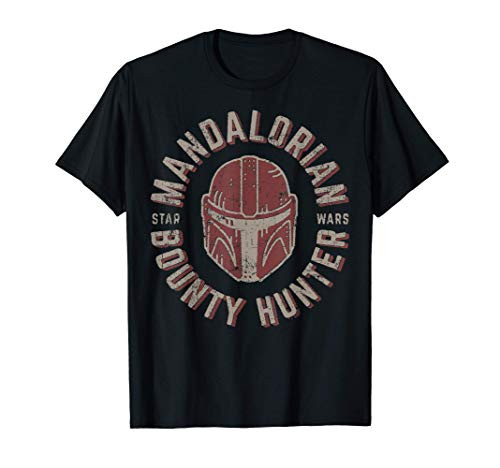 Star Wars The Mandalorian Bounty Hunter Wrap Around Logo T-Shirt