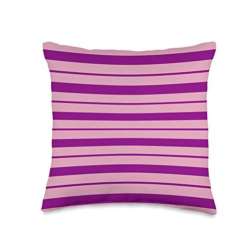 AFU Decorative Throw Pillows Purple Lines Valentines Day Decorative Throw Pillow  16x16  Multicolor