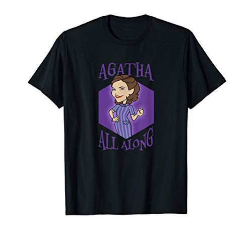 Marvel WandaVision Agatha All Along Purple Portrait T-Shirt