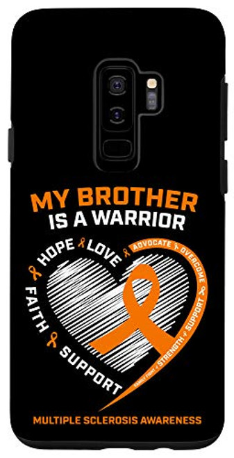 Galaxy S9Plus Wear Orange MS Brother Multiple Sclerosis Awareness Warrior Case