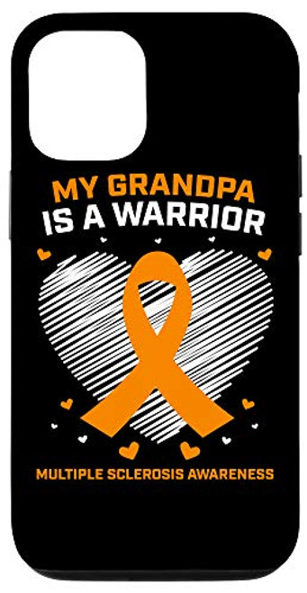 iPhone 12 12 Pro Wear Orange MS Warrior Grandpa Multiple Sclerosis Awareness Case iPhone 12 12 Pro Wear Orange MS Warrior Grandpa Multiple Sclerosis Awareness Case