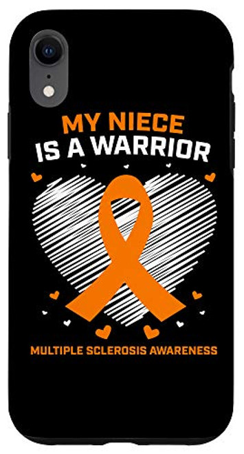 iPhone XR I Wear Orange MS Warrior Niece Multiple Sclerosis Awareness Case iPhone XR I Wear Orange MS Warrior Niece Multiple Sclerosis Awareness Case