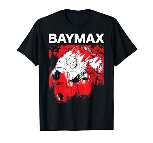 Disney Big Hero 6 Baymax Paint Graphic T-Shirt