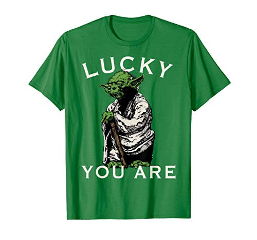 Star Wars Yoda Lucky You Are Saint Patrick's Graphic T-Shirt