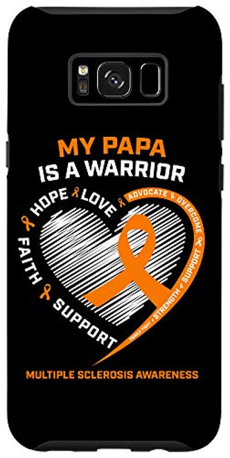 Galaxy S8Plus I Wear Orange MS Warrior Papa Multiple Sclerosis Awareness Case Galaxy S8Plus I Wear Orange MS Warrior Papa Multiple Sclerosis Awareness Case