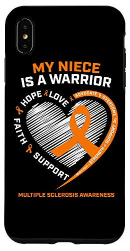 iPhone XS Max I Wear Orange Niece Multiple Sclerosis Awareness MS Warrior Case