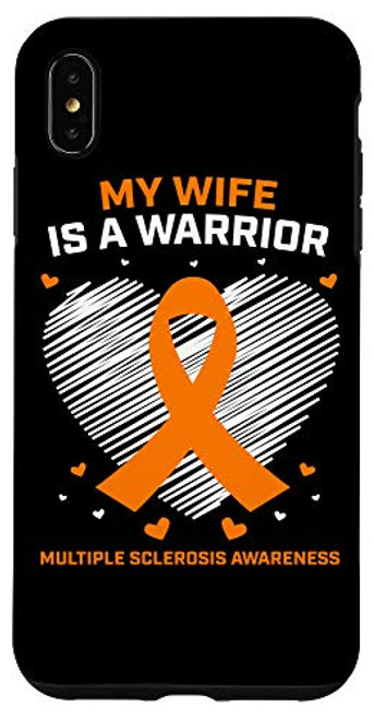 iPhone XS Max Husband Orange MS Warrior Wife Multiple Sclerosis Awareness Case iPhone XS Max Husband Orange MS Warrior Wife Multiple Sclerosis Awareness Case