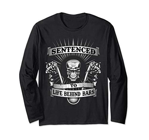 Life Behind Bars Biker Skull Ape Hangers Motorcycle T-Shirt Long Sleeve T-Shirt Life Behind Bars Biker Skull Ape Hangers Motorcycle T-Shirt Long Sleeve T-Shirt