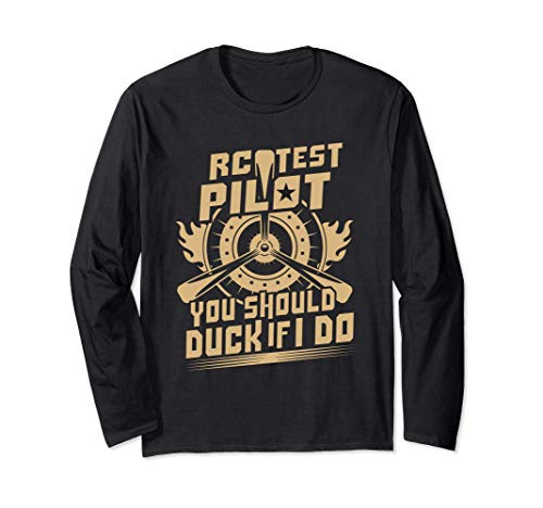 RC Plane Flying Shirt RC Test Pilot Remote Control Airplane Long Sleeve T-Shirt RC Plane Flying Shirt RC Test Pilot Remote Control Airplane Long Sleeve T-Shirt