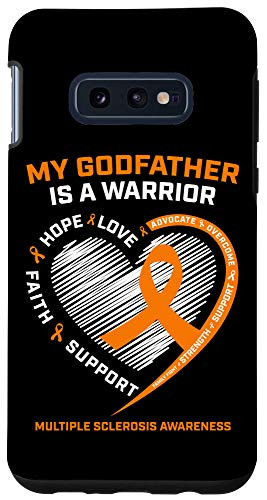 Galaxy S10e MS Warrior Godfather Orange Multiple Sclerosis Awareness Case