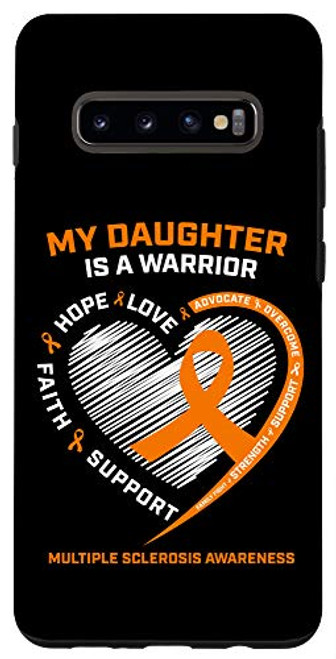 Galaxy S10Plus MS Warrior Daughter Wear Orange Multiple Sclerosis Awareness Case Galaxy S10Plus MS Warrior Daughter Wear Orange Multiple Sclerosis Awareness Case