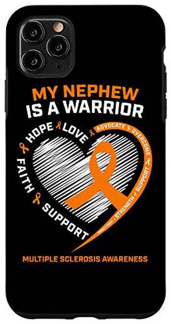 iPhone 11 Pro Max I Wear Orange Nephew Multiple Sclerosis Awareness MS Warrior Case iPhone 11 Pro Max I Wear Orange Nephew Multiple Sclerosis Awareness MS Warrior Case