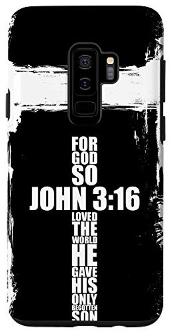 Galaxy S9Plus John 3 16 Gifts For Men Cross Christian Bible Verse Phone Case Galaxy S9Plus John 3 16 Gifts For Men Cross Christian Bible Verse Phone Case