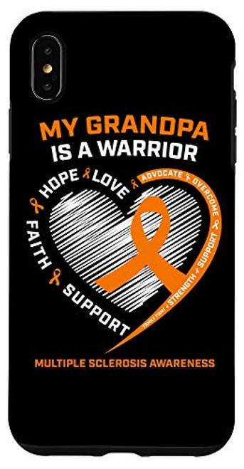 iPhone XS Max Wear Orange Multiple Sclerosis Awareness MS Warrior Grandpa Case iPhone XS Max Wear Orange Multiple Sclerosis Awareness MS Warrior Grandpa Case