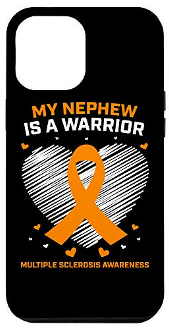 iPhone 12 Pro Max I Wear Orange MS Warrior Nephew Multiple Sclerosis Awareness Case iPhone 12 Pro Max I Wear Orange MS Warrior Nephew Multiple Sclerosis Awareness Case