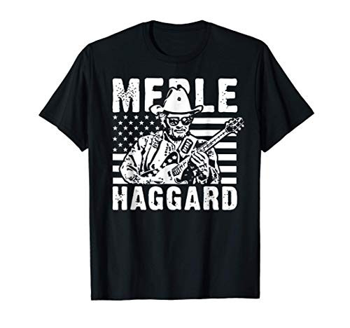 Retro Merle Tee Haggard Outlaw Music Country Legend T-Shirt