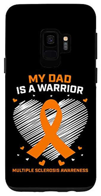 Galaxy S9 I Wear Orange MS Warrior Dad Multiple Sclerosis Awareness Case Galaxy S9 I Wear Orange MS Warrior Dad Multiple Sclerosis Awareness Case