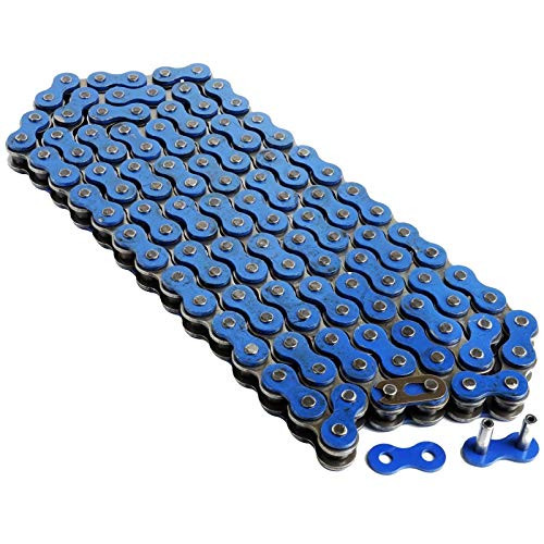 Caltric Blue Drive Chain Compatible With Yamaha Warrior 350 Yfm350X 1987-2004 Caltric Blue Drive Chain Compatible With Yamaha Warrior 350 Yfm350X 1987-2004