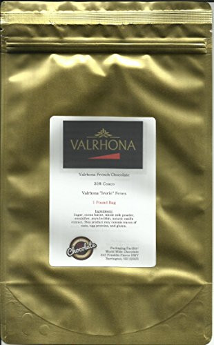 Valrhona Chocolate Ivoire 35% Feves - 1 lb