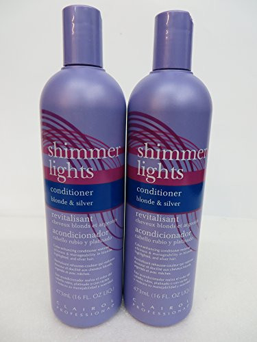 Clairol Professional Shimmer Lights Color Enhancing Conditioner 16 oz  Pack of 2