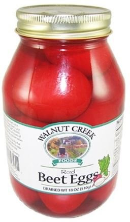 Walnut Creek Red Beet Pickled Eggs Glass Jar