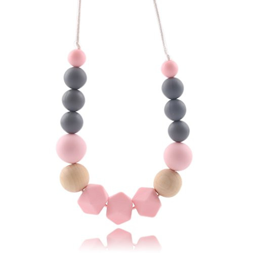 Biter teether Baby Silicone Octagonal Beads Wooden Beads DIY Teether Necklace Teething Accessories Nursing Necklaces Biter teether Baby Silicone Octagonal Beads Wooden Beads DIY Teether Necklace Teething Accessories Nursing Necklaces