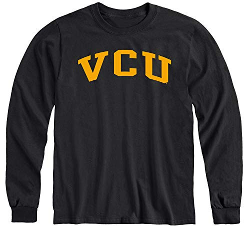 Ivysport Virginia Commonwealth University VCU Rams Long Sleeve Adult Unisex T-Shirt Classic Black Medium Ivysport Virginia Commonwealth University VCU Rams Long Sleeve Adult Unisex T-Shirt Classic Black Medium