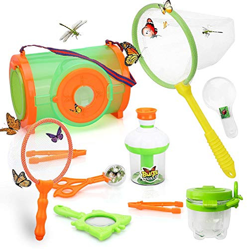 STEAM Life Bug Catcher Kit for Kids - Kid Explorer Kit and Bug Collection and Kids Explorer Kit Includes Butterfly Net  Bug Observation Capsule and Magnifying Glass
