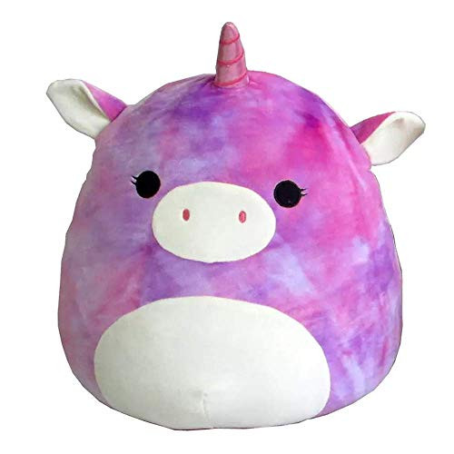Kelly Toy Squishmallow Original Kellytoy 13 Tie Dye Rainbow Unicorn Plush Toy Pillow Pet Animal Pillow Pal Buddy Theo The Unicorn