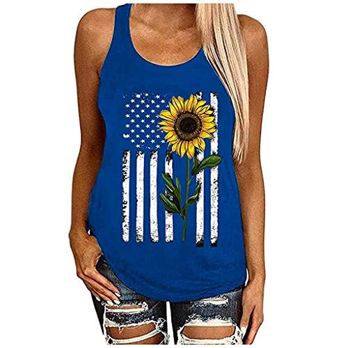 Women's American Flag Camo Tank Top Tee Sleeveless Shirts 4th July Patriotic USA Flag Vest Blouse Tops 2XL Blue Women's American Flag Camo Tank Top Tee Sleeveless Shirts 4th July Patriotic USA Flag Vest Blouse Tops 2XL Blue