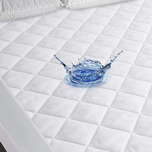 Queen Mattress Pad Waterproof Mattress Protector Breathable Quilted Mattress Protector Durable Mattress Cover Down Alternative Filling with Deep Pocket Stretches up to 18 Inch Queen Mattress Pad Waterproof Mattress Protector Breathable Quilted Mattress Protector Durable Mattress Cover Down Alternative Filling with Deep Pocket Stretches up to 18 Inch