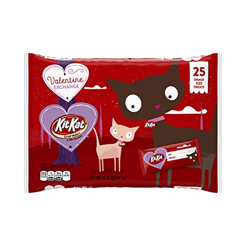 KIT KAT Valentine's Exchange Wafer Bars  25 Count  12.25 Ounce