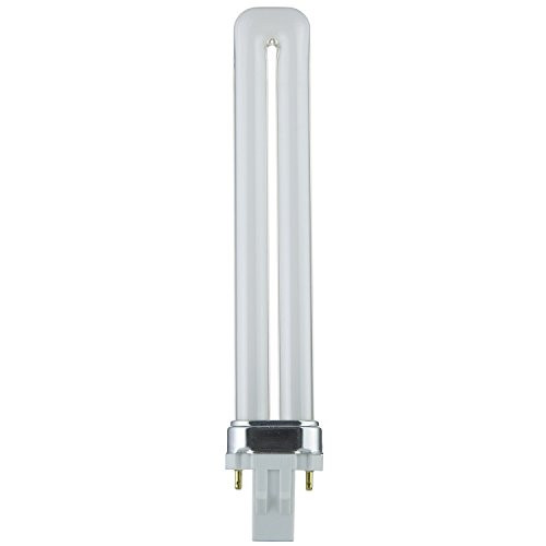 6 Pack  PL-13W 850  2 Pin GX23  13 Watt Single U-Shaped Twin Tube  Compact Fluorescent Light Bulb Replaces Philips PLS13W50 GX23  Sylvania CF13DS850 GX23